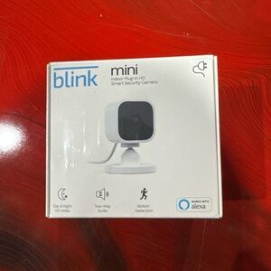 Blink Mini Indoor Security Camera - White